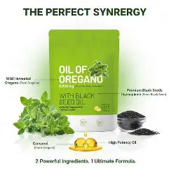 OREGANO OIL + BLACK SEED OIL 6000 MG (90 SOFGEL)