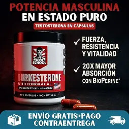 TURKESTERONE ( TESTOSTERONA) X 120 CÁPSULAS
